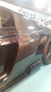 DRY CARBON REAR SIDE AIR BLADE SCOOP for AUDI R8 V8 V10 2007 - 2012