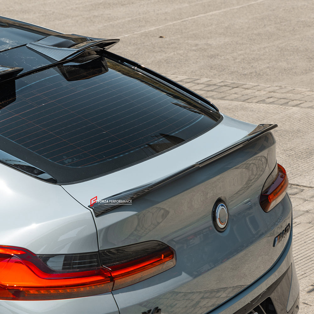 AUTHENTIC SOOQOO DRY CARBON REAR SPOILER for BMW X4M F98 LCI 2022+