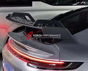 CONVERSION UPGRADE CARBON REAR WING SPOILER for PORSCHE 911 992.1 CARRERA S 2019 - 2025 upgrade to GT3 RS