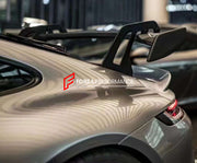 CONVERSION UPGRADE CARBON REAR WING SPOILER for PORSCHE 911 992.1 CARRERA S 2019 - 2025 upgrade to GT3 RS