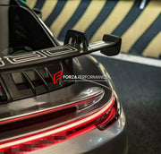 CONVERSION UPGRADE CARBON REAR WING SPOILER for PORSCHE 911 992.1 CARRERA S 2019 - 2025 upgrade to GT3 RS