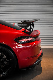 DRY CARBON REAR SPOILER for PORSCHE 718 982 GT4 2016+