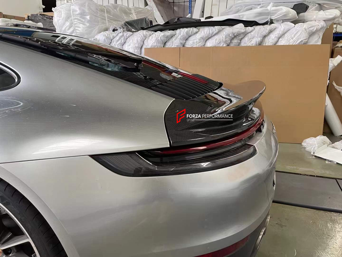 DRY CARBON REAR SPOILER DUCK TAIL for PORSCHE 911 992 | GT3 STYLE