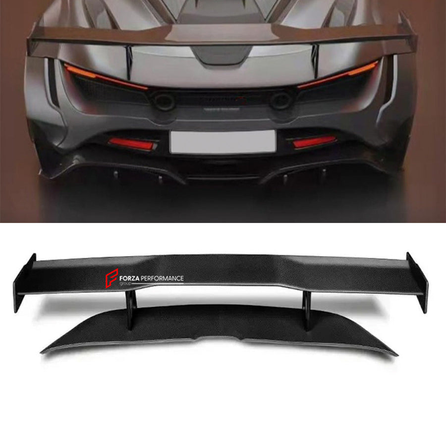 Buy Now DRY CARBON REAR SPOILER WING for MCLAREN 720S 2017 - 2023 and upgrade car parts from SIR Tuning at the Best Price. Headlights, Tail lights, Bodykits, Navigations, Carbon body kit and more - Fast & Free Shipping within Europe, US & Worldwide.