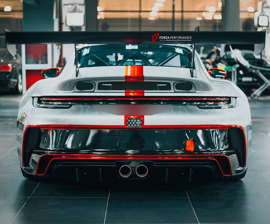 Buy Now DRY CARBON REAR SPOILER WING for PORSCHE 911 992 GT3 2019+ and upgrade car parts from SIR Tuning at the Best Price. Headlights, Tail lights, Bodykits, Navigations, body kit and more - Fast & Free Shipping within Europe, US & Worldwide.