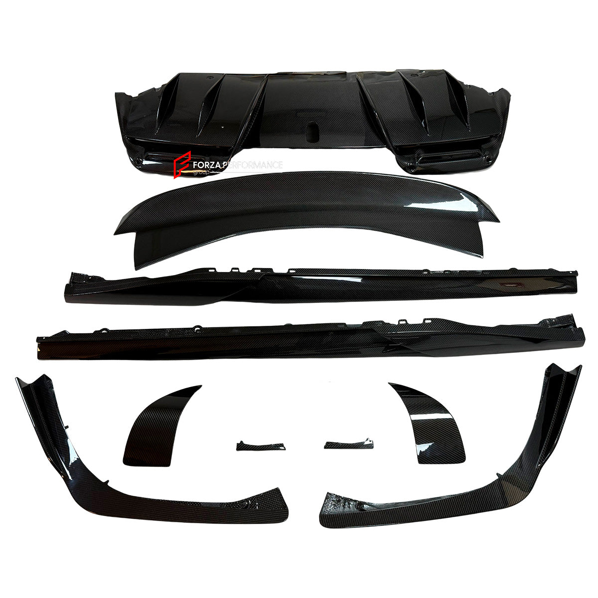 DRY CARBON REPLACEMENT BODY KIT for FERRARI 296 GTS GTB