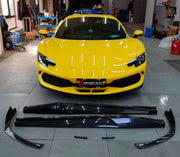 DRY CARBON REPLACEMENT BODY KIT for FERRARI 296 GTS GTB