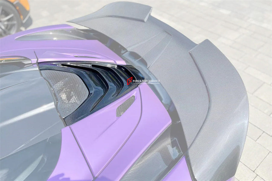 Buy Now DRY CARBON REPLACEMENT ENGINE COVER for MCLAREN 720S SPIDER 2018 - 2023 and upgrade car parts from SIR Tuning at the Best Price. Headlights, Tail lights, Bodykits, Navigations, body kit and more - Fast & Free Shipping within Europe, US & Worldwide.