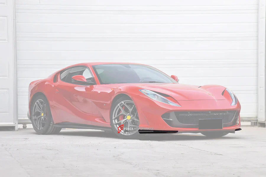 DRY CARBON REPLACEMENT FRONT LIP for FERRARI 812 SUPERFAST GTS 2017 - 2024