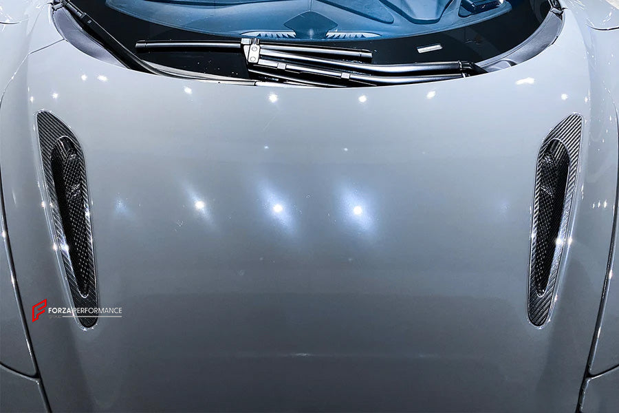 DRY CARBON REPLACEMENT HOOD BONNET AIR VENTS SCOOP for MCLAREN 720S 2017 - 2023