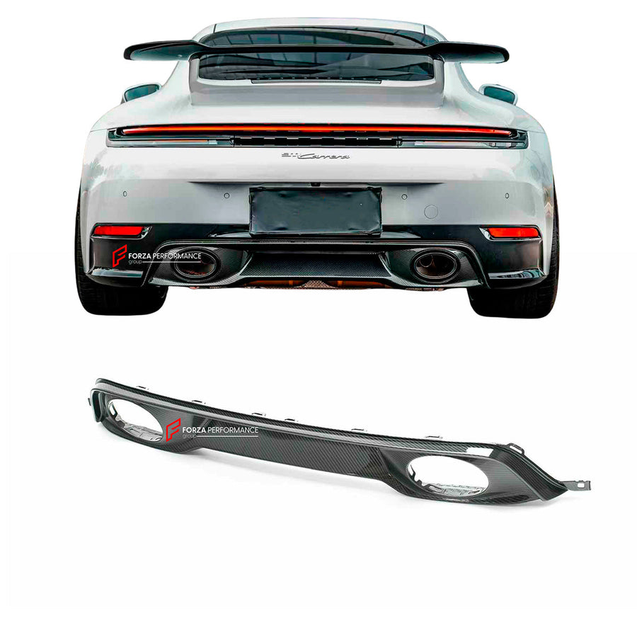 Buy Now DRY CARBON REPLACEMENT REAR DIFFUSER for PORSCHE 911 992.2 CARRERA T S 2025+ and upgrade car parts from SIR Tuning at the Best Price. Headlights, Tail lights, Bodykits, Navigations, body kit and more - Fast & Free Shipping within Europe, US & Worldwide.