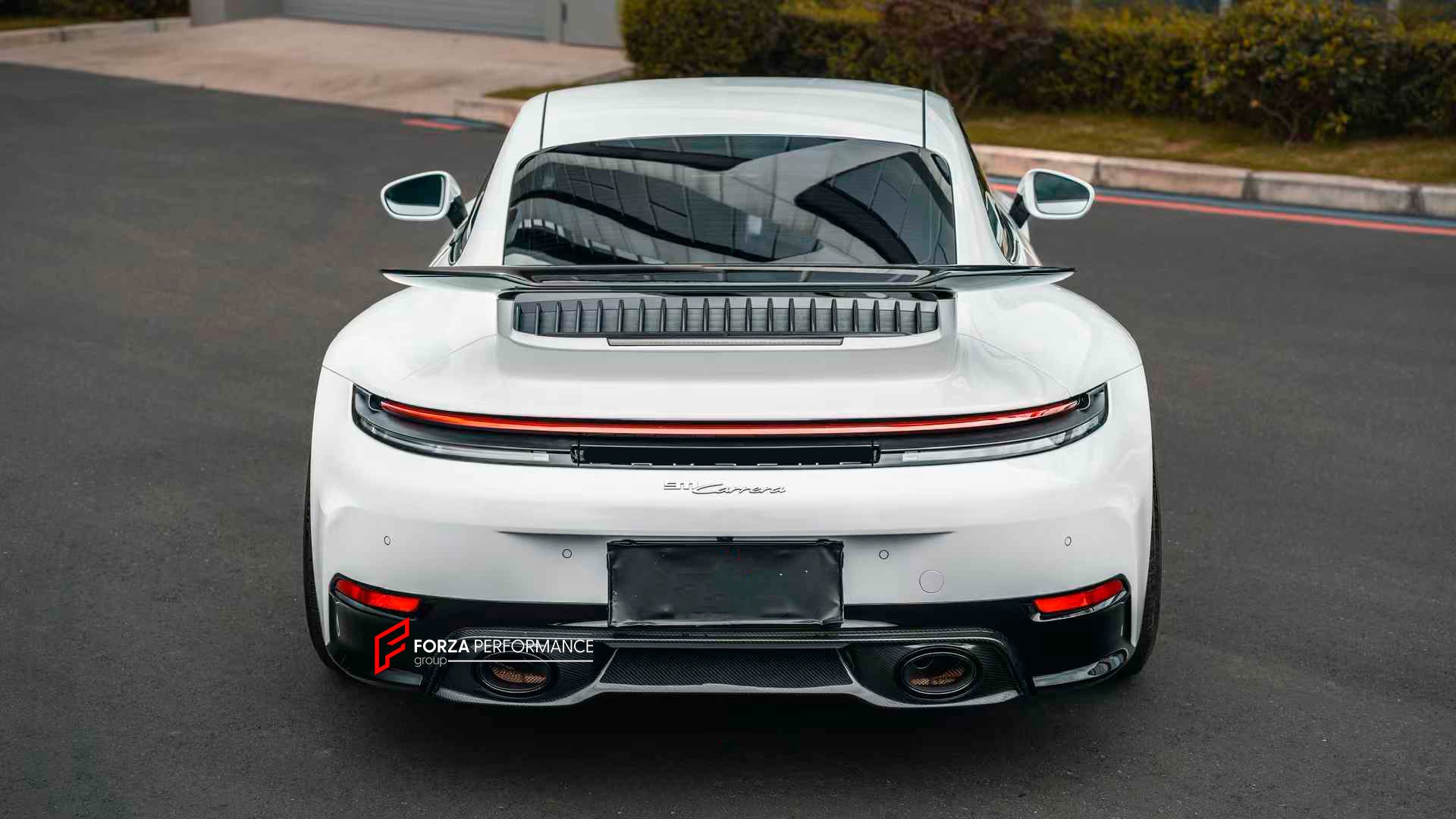 DRY CARBON REPLACEMENT REAR DIFFUSER for PORSCHE 911 992.2 CARRERA T S 2025+