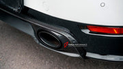 DRY CARBON REPLACEMENT REAR DIFFUSER for PORSCHE 911 992.2 CARRERA T S 2025+