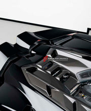 DRY CARBON REPLACEMENT REAR ENGINE BAY AREA COVER for LAMBORGHINI REVUELTO 2023+
