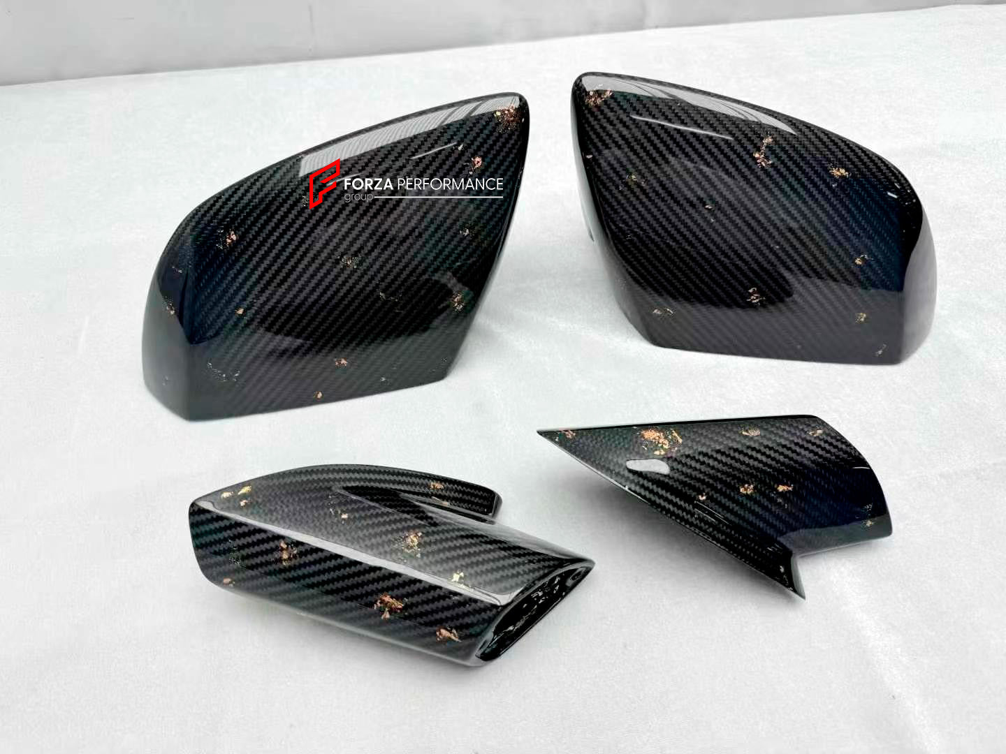 DRY CARBON REPLACEMENT SIDE MIRROR COVERS for LAMBORGHINI HURACAN LP580 LP610 EVO