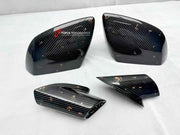 DRY CARBON REPLACEMENT SIDE MIRROR COVERS for LAMBORGHINI HURACAN LP580 LP610 EVO