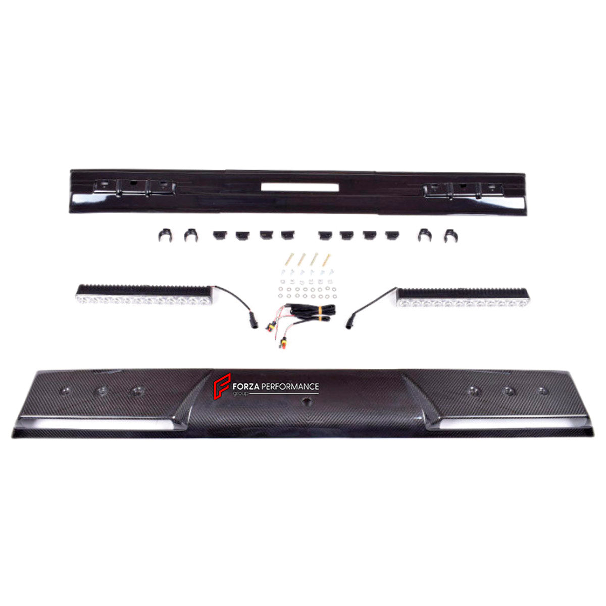 DRY CARBON ROOF LIGHT BAR for MERCEDES-BENZ G-CLASS W463 2008 - 2018