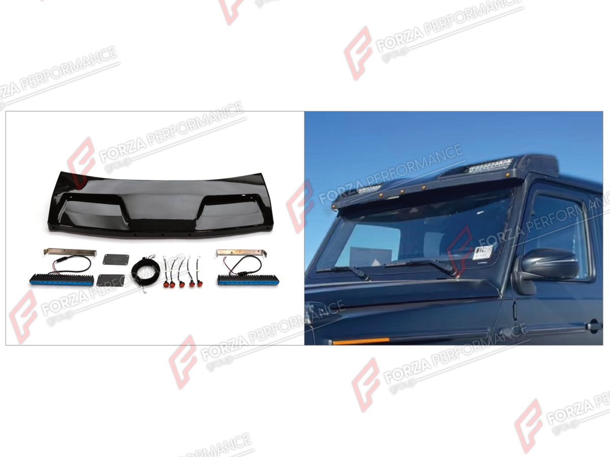 DRY CARBON ROOF LIGHT BAR for MERCEDES-BENZ G-CLASS W464 4X4 2019 - 2024