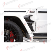 DRY CARBON SIDE FENDER VENTS for MERCEDES-BENZ G-CLASS W464 2019 - 2024