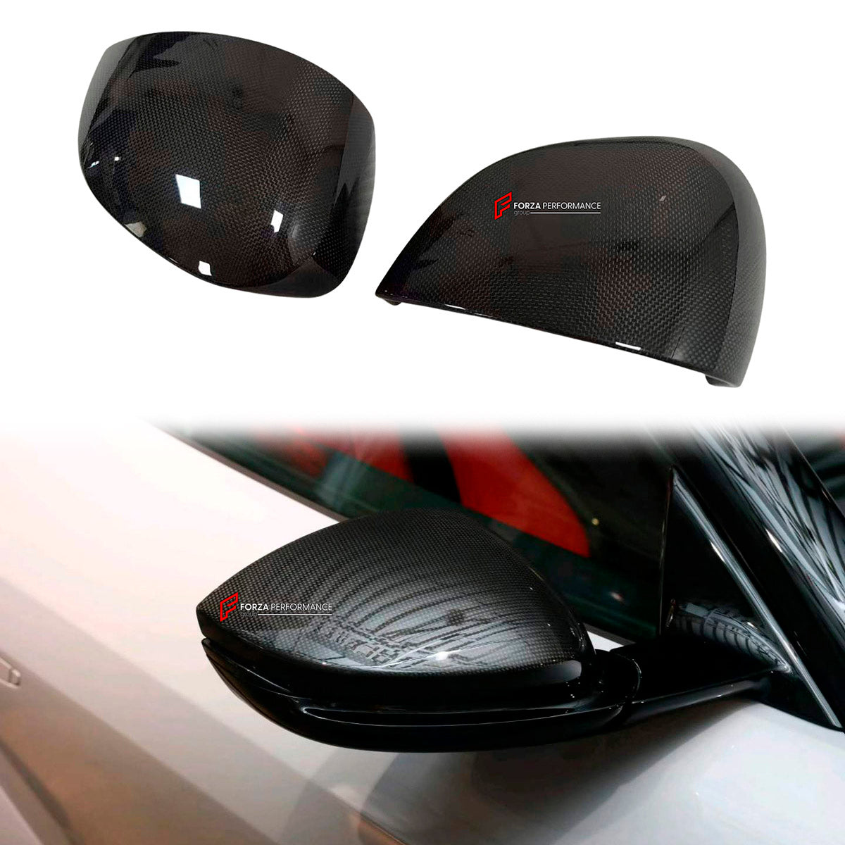DRY CARBON SIDE MIRROR COVERS for FERRARI 12CILINDRI 2024+