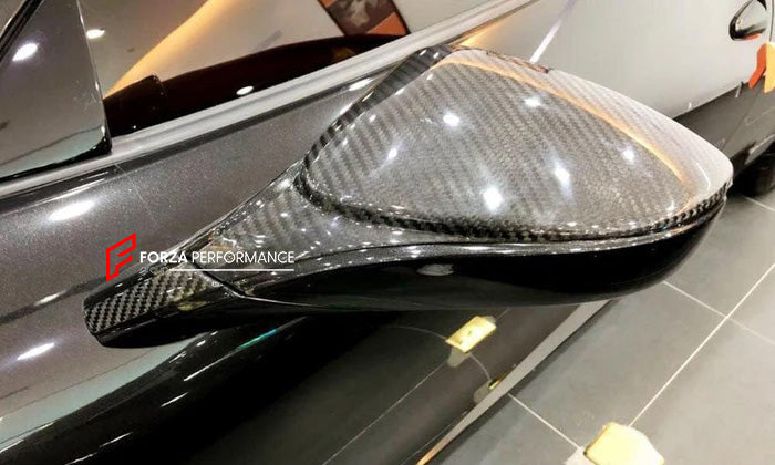 DRY CARBON SIDE MIRROR COVERS for FERRARI 458 2009 - 2015