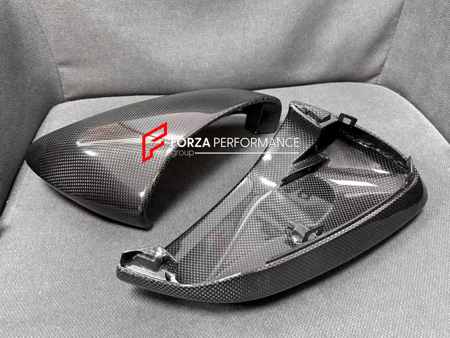 DRY CARBON SIDE MIRROR COVERS CAPS SHELL for FERRARI SF90 296 PUROSANGUE