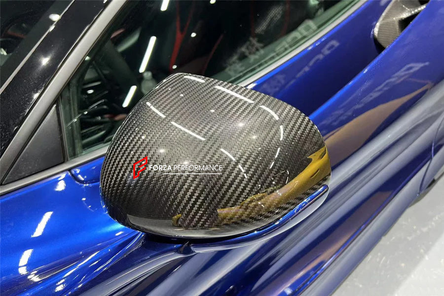 DRY CARBON SIDE MIRROR COVERS for MCLAREN 720S 2017 - 2023