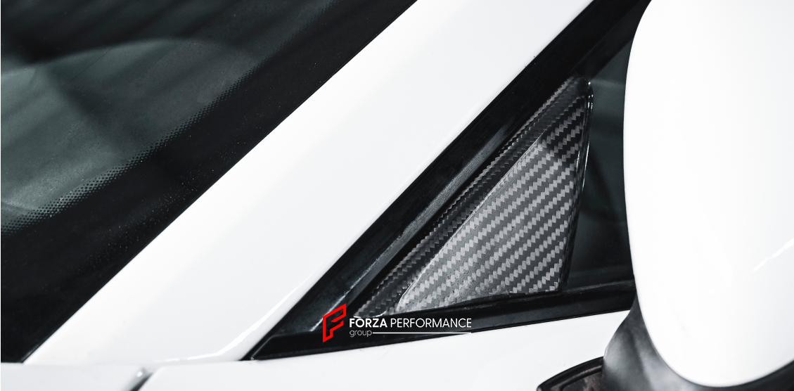 DRY CARBON SIDE MIRROR TRIMS for PORSCHE 911 991.2 GT3 2015 - 2020