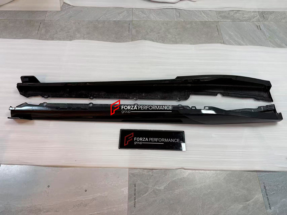 DRY CARBON SIDE SKIRTS for FERRARI 296 GTS GTB