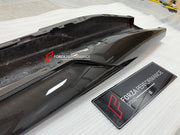 DRY CARBON SIDE SKIRTS for FERRARI 296 GTS GTB