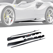 DRY CARBON SIDE SKIRTS for FERRARI F8 2019 - 2022