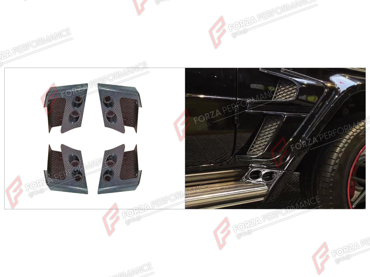 DRY CARBON SIDE STEP CORNERS for MERCEDES-BENZ G-CLASS W464 2019 - 2024
