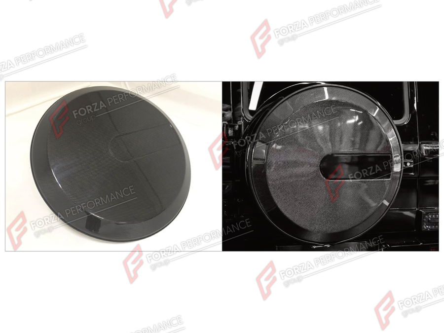 Buy Now DRY CARBON SPARE WHEEL TIRE COVER for MERCEDES-BENZ G-CLASS W465 G63 G450D G500 G550 2025+ and upgrade car parts from SIR Tuning at the Best Price. Headlights, Tail lights, Bodykits, Navigations, Body Kit and more - Fast & Free Shipping within Europe, US & Worldwide.