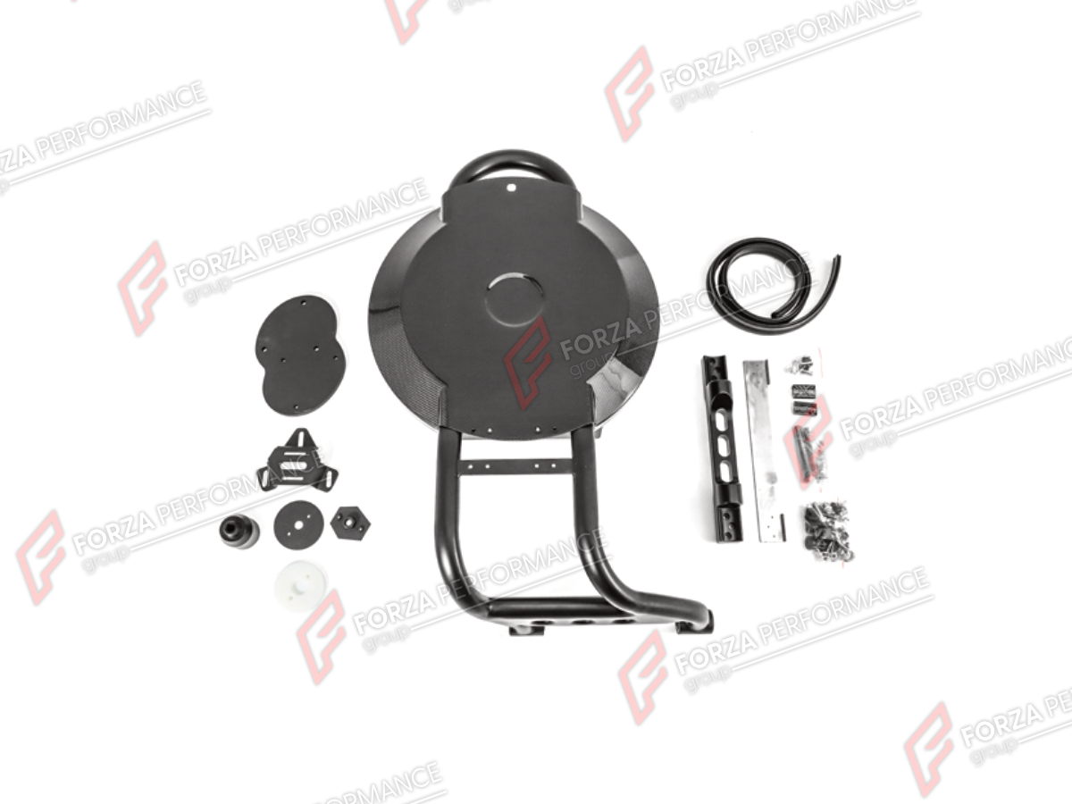DRY CARBON SPARE WHEEL TIRE COVER WITH HOLDERS for MERCEDES-BENZ G-CLASS W464 4X4 2019 - 2024