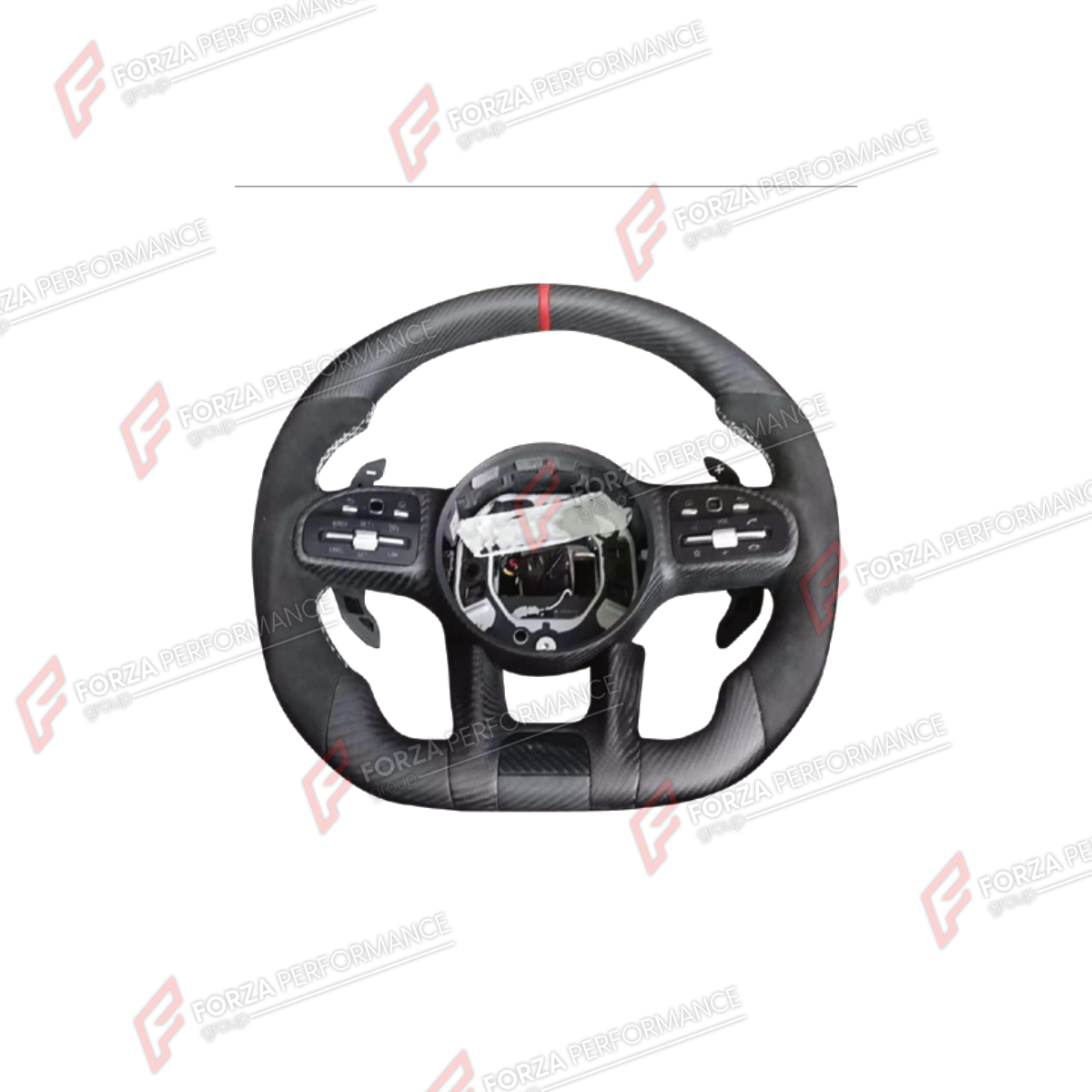 DRY CARBON STEERING WHEEL for MERCEDES-BENZ G-CLASS W464 G550 2019 - 2024