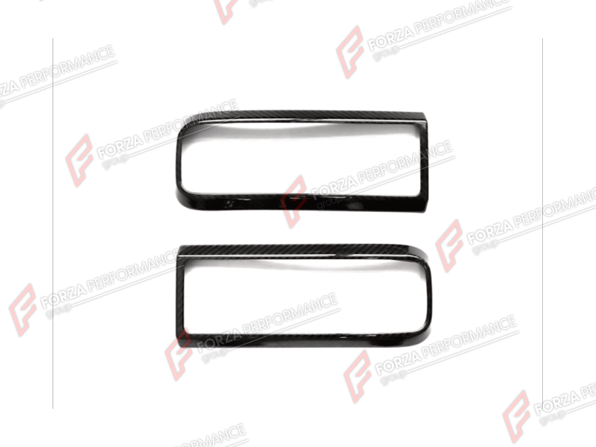 DRY CARBON TAIL TURN SIGNAL LIGHT COVERS for MERCEDES-BENZ G-CLASS W464 2019 - 2024