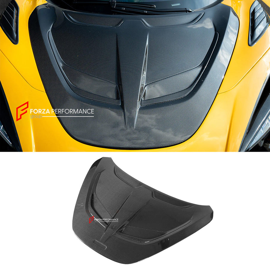 Buy Now DRY CARBON UPGRADE HOOD BONNET for MCLAREN 720S 765LT upgrade to GTR and upgrade car parts from SIR Tuning at the Best Price. Headlights, Tail lights, Bodykits, Navigations, Carbon body kit and more - Fast & Free Shipping within Europe, US & Worldwide.