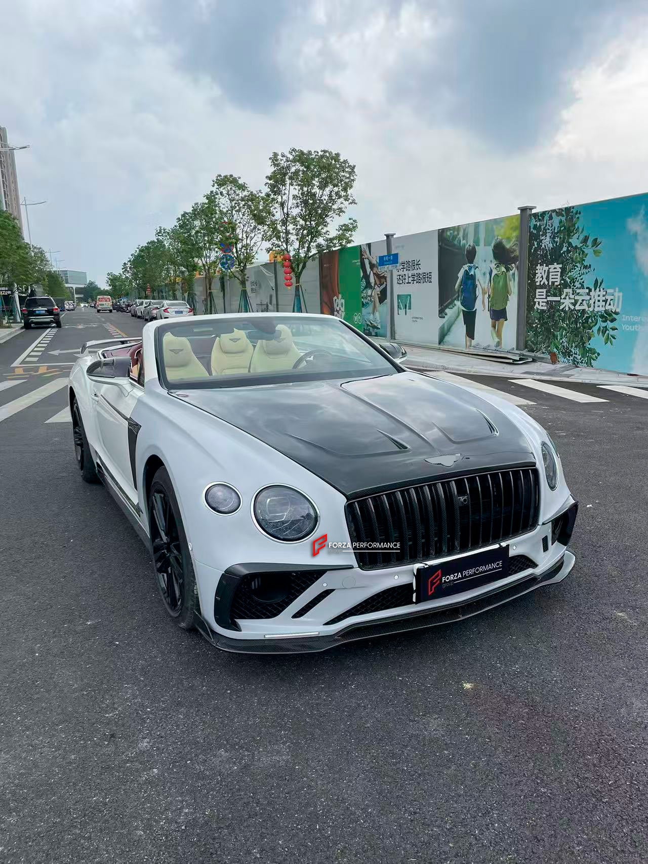 DRY CARBON WIDE BODY KIT for BENTLEY CONTINENTAL GT GTC 2018 - 2024
