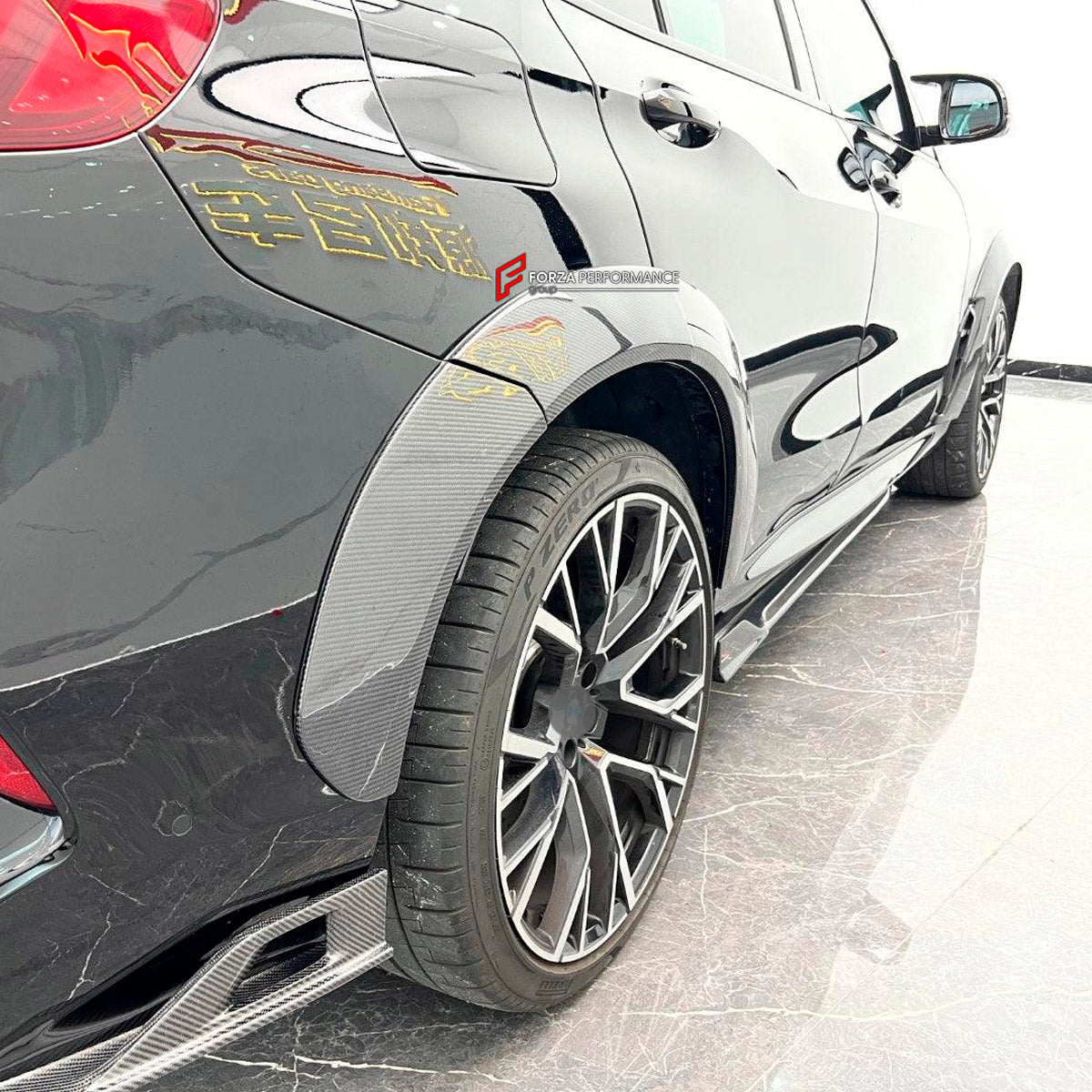 DRY CARBON WIDE FENDER FLARES for BMW X5M X6M 2019+