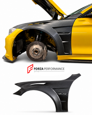 DRY CARBON WIDEBODY FENDER for BMW M3 F80 / M4 F82 2014 - 2018