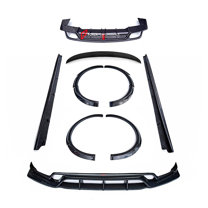DRY CARBON WIDEBODY KIT for PORSCHE CAYENNE 9Y0.1 2018 - 2020