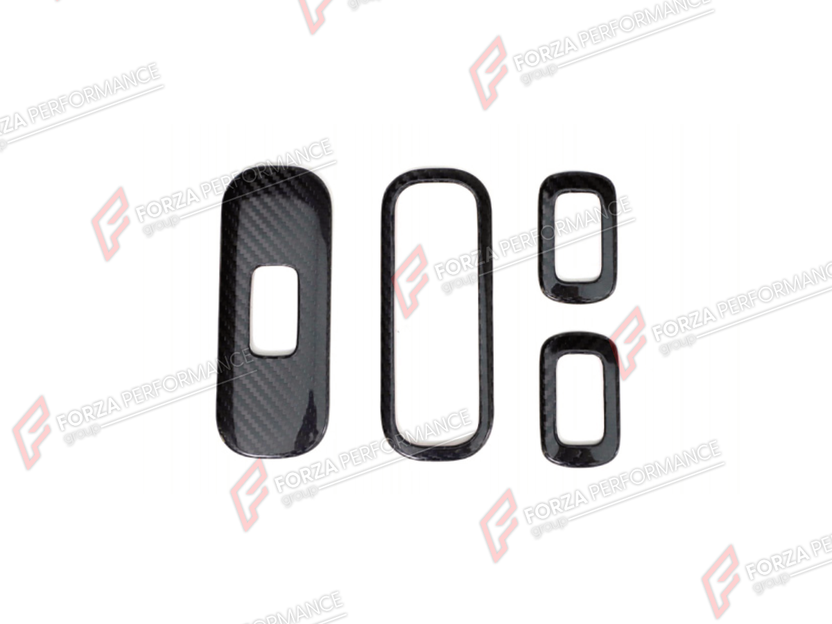 DRY CARBON WINDOW LIFT SWITCH PANEL COVER for MERCEDES-BENZ G-CLASS W464 G63 G350 G350D G400D G500 G550 2019 - 2024