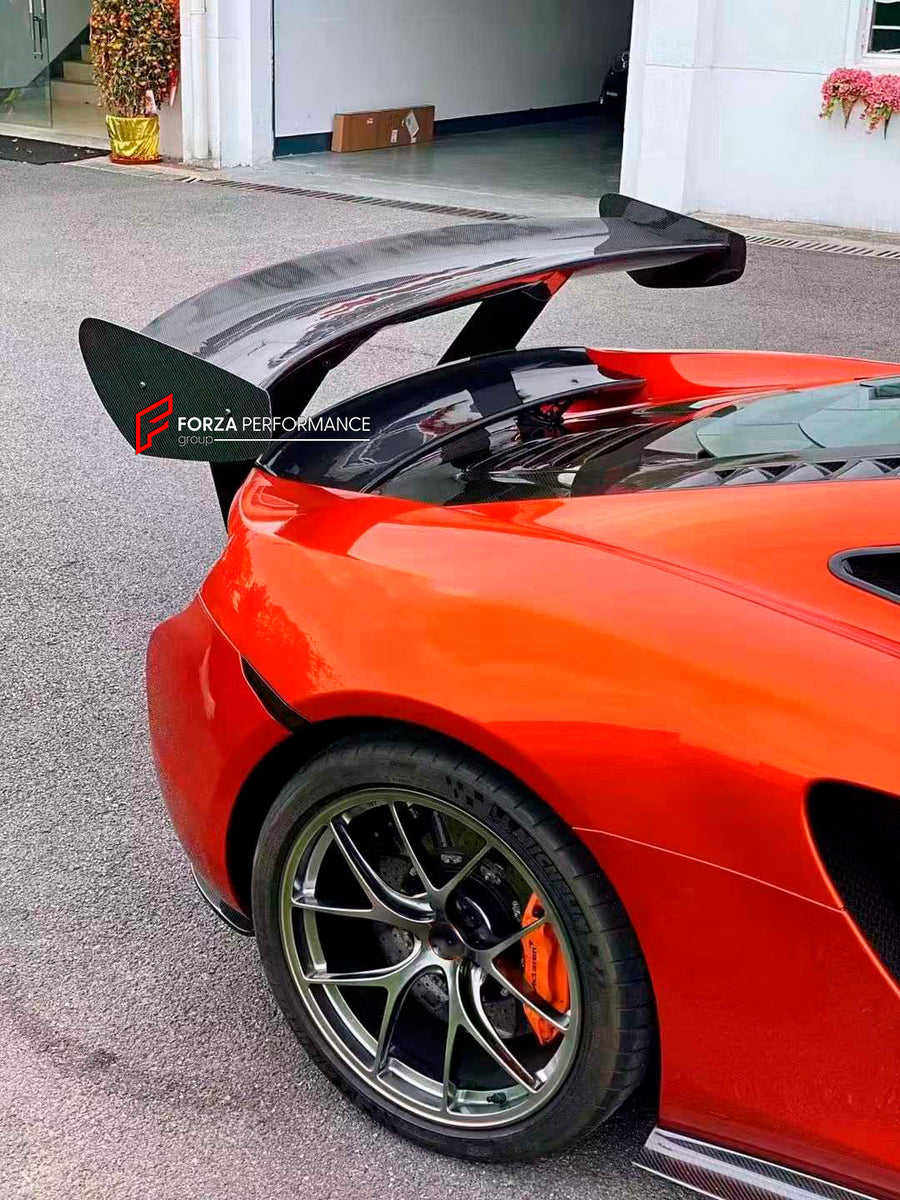 Buy Now DRY CARBON WING SPOILER for MCLAREN 650S 2014 - 2017 and upgrade car parts from SIR Tuning at the Best Price. Headlights, Tail lights, Bodykits, Navigations, body kit and more - Fast & Free Shipping within Europe, US & Worldwide.