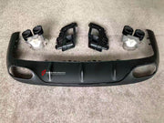 REAR DIFFUSER WITH EXHAUST TIPS for MERCEDES-BENZ E-CLASS COUPE C238 2017+