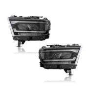 19-24 Dodge Ram 1500 5th Gen (DT) Vland LED Reflection Bowl HeadLights [E-mark]