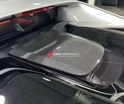 DRY CARBON ENGINE COVER for FERRARI 296 GTS GTB 2022+ | OEM STYLE