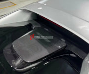DRY CARBON ENGINE COVER for FERRARI 296 GTS GTB 2022+ | OEM STYLE