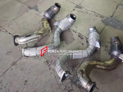 EXHAUST CATLESS CATTED 100/200/300 CELLS DOWNPIPE for ASTON MARTIN DB11/VANTAGE 4.0 M177 2016+