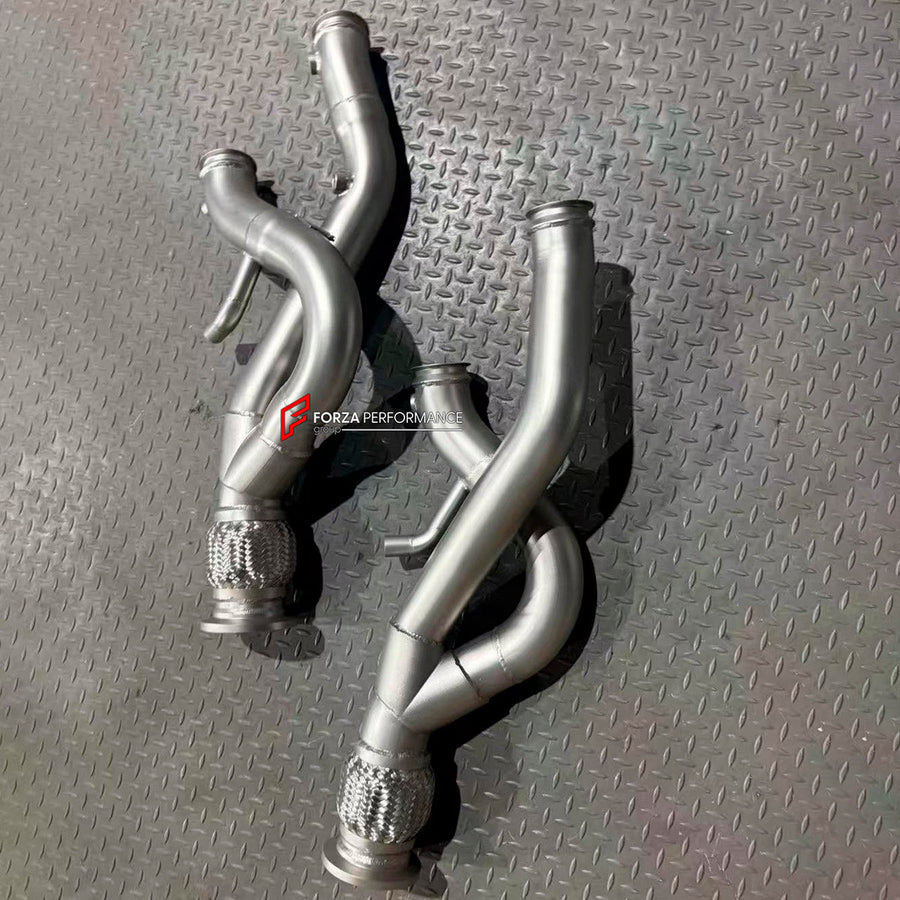 Buy Now EXHAUST DOWNPIPE for LAMBORGHINI REVUELTO 2023+ and upgrade car parts from SIR Tuning at the Best Price. Headlights, Tail lights, Bodykits, Navigations, Exhaust system and more - Fast & Free Shipping within Europe, US & Worldwide.