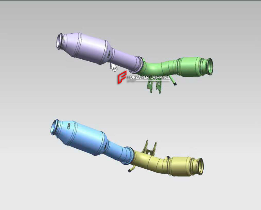 Buy Now EXHAUST DOWNPIPES WITH STRAIGHT GPF for MASERATI MC20 2020+ 3.0T and upgrade car parts from SIR Tuning at the Best Price. Headlights, Tail lights, Bodykits, Navigations, Exhaust system and more - Fast & Free Shipping within Europe, US & Worldwide.